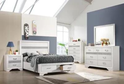 Miranda - Wood Storage Panel Bed