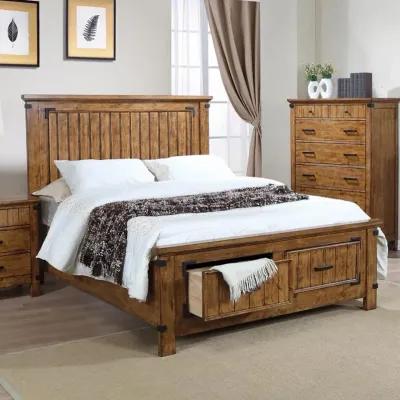 Brenner - Wood Storage Panel Bed