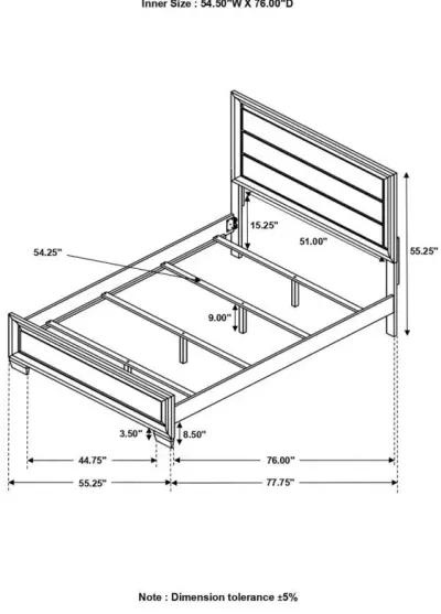 Brandon - Wood Panel Bed