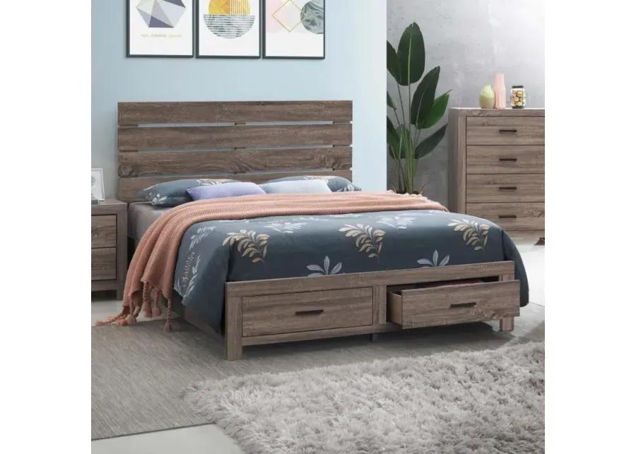 Brantford - Wood Storage Panel Bed