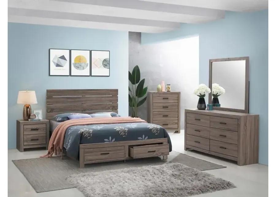 Brantford - Wood Storage Panel Bed