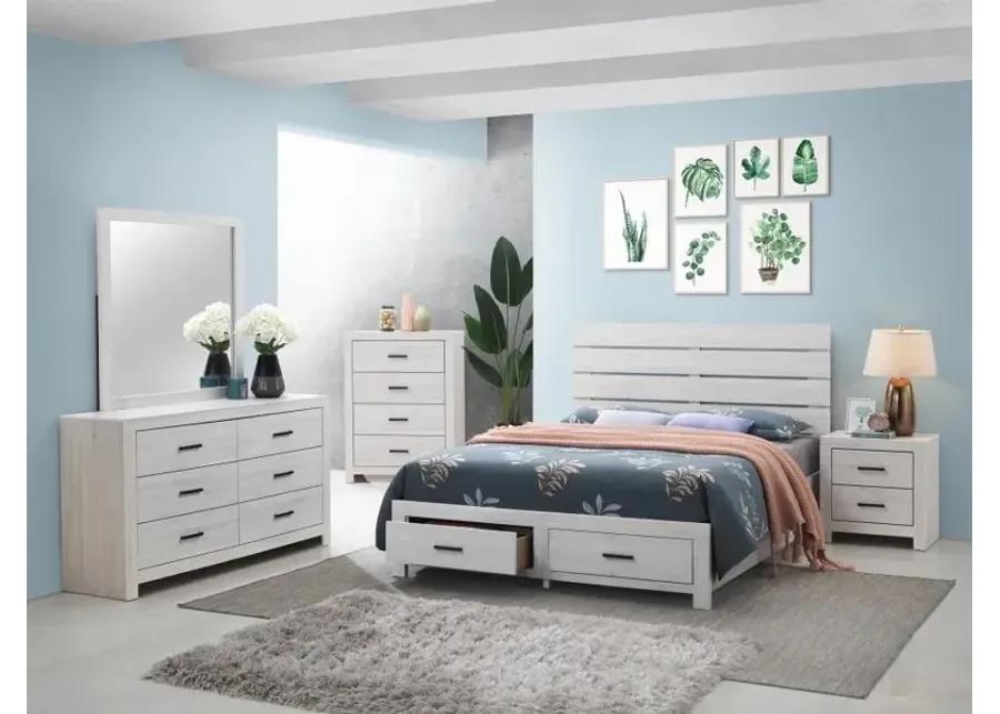 Brantford - Wood Storage Panel Bed