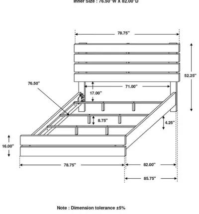 Brantford - Wood Panel Bed