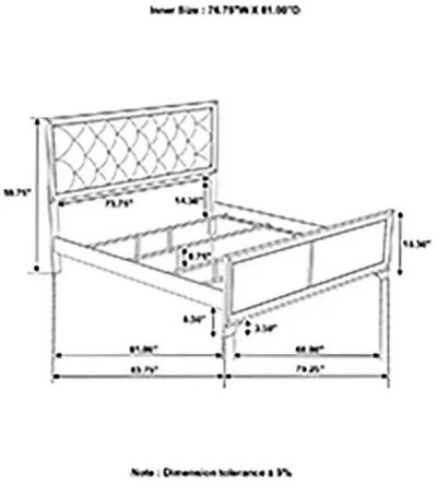 Salford - Wood Panel Bed