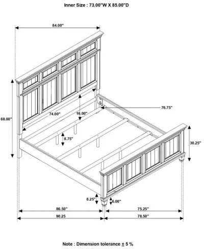 Avenue - Wood Panel Bed