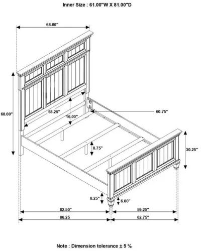 Avenue - Wood Panel Bed