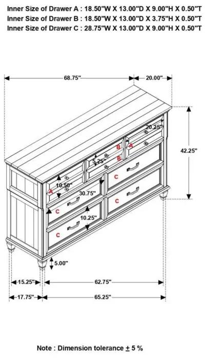 Avenue - 8-Drawer Dresser