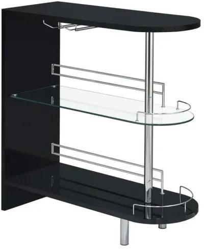 Adolfo - Rectangular 2-Tier Home Bar Table