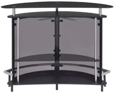 Amarillo - Freestanding Glass Top Home Bar Wine Cabinet