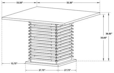 Stanton - Square Counter Height Dining Table Set