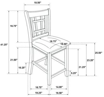 Lavon - Oval Counter Height Dining Set