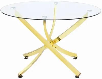 Beckham - Round Glass Top Dining Table