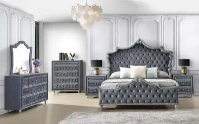 Antonella - Upholstered Panel Bed