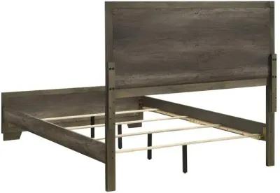 Janine - Wood Panel Bed