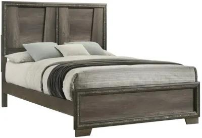 Janine - Wood Panel Bed