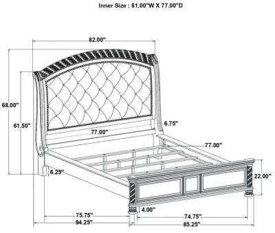 Emmett - Wood Sleigh Bed