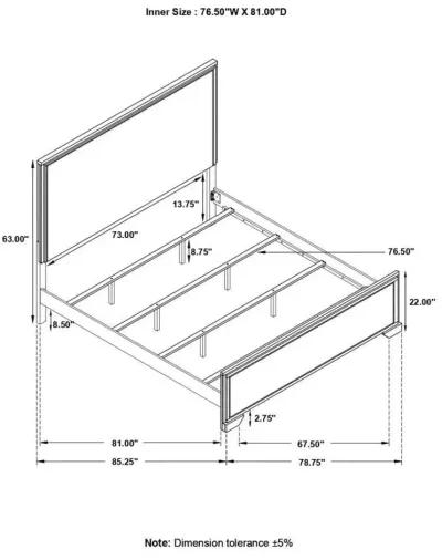 Baker - Wood Panel Bed