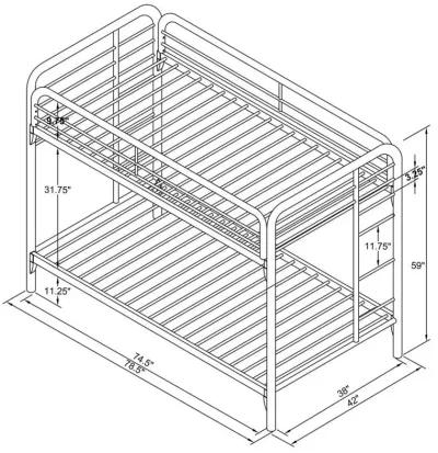 Morgan - Metal Bunk Bed