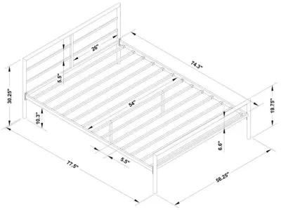 Fisher - Metal Open Frame Bed