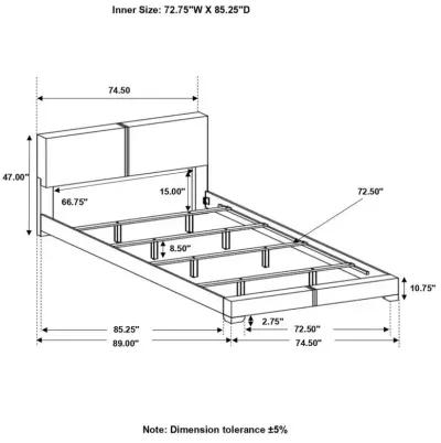 Conner - Upholstered Panel Bed