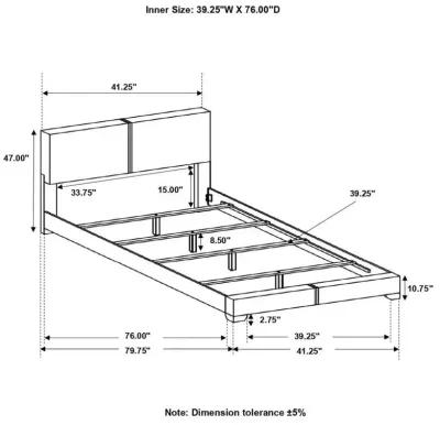 Conner - Upholstered Panel Bed