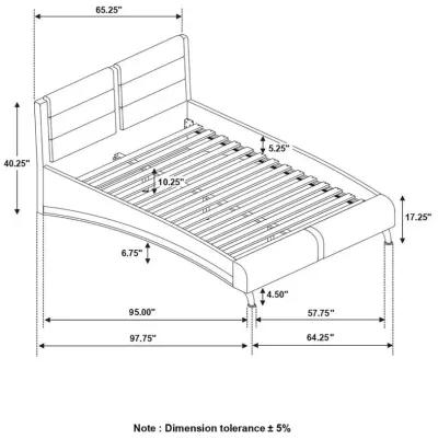 Jeremaine - Upholstered Sleigh Bed