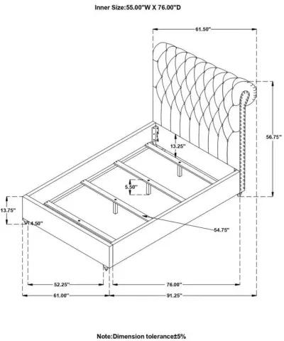 Devon - Upholstered Panel Bed