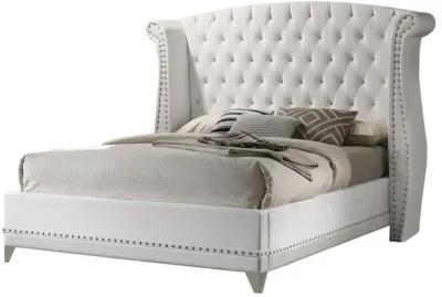 Barzini - Upholstered Wingback Bed