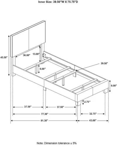 Dorian - Upholstered Panel Bed