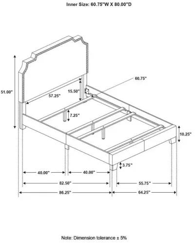 Tamarac - Upholstered Panel Bed