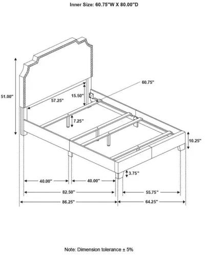 Tamarac - Upholstered Panel Bed