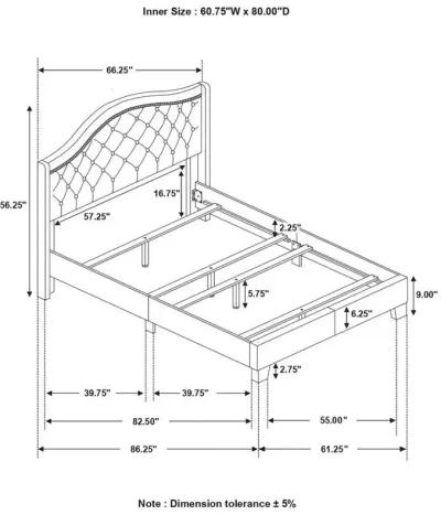 Sonoma - Upholstered Wingback Bed