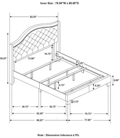 Sonoma - Upholstered Wingback Bed