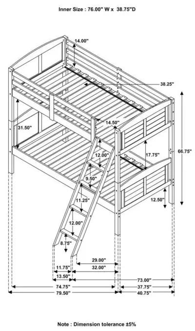 Flynn - Wood Bunk Bed