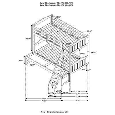 Arlo - Wood Bunk Bed