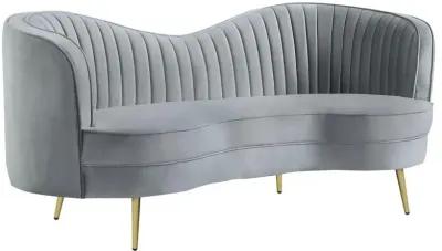 Sophia - Upholstered Channel Tufted Sofa Set