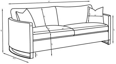 Corliss - Upholstered Arched Arm Sofa Set