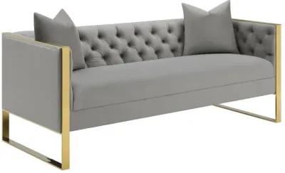 Eastbrook - Velvet Upholstered Tufted Sofa Set