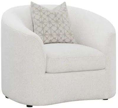 Rainn - Boucle Upholstered Sloped Arm Sofa Set