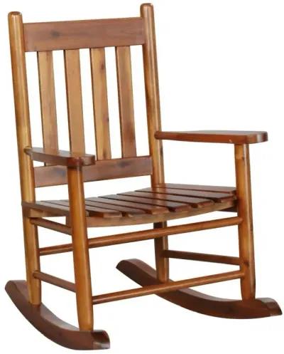 Annie - Slat Back Solid Wood Kids Rocking Chair