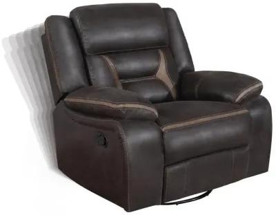 Greer - Upholstered Swivel Glider Recliner Chair