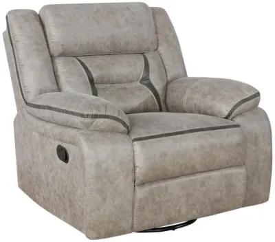 Greer - Upholstered Swivel Glider Recliner Chair