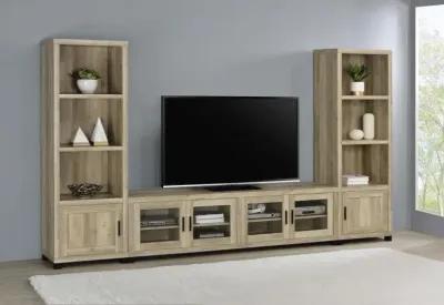 Sachin - 3-Shelf Engineered Wood Media Tower