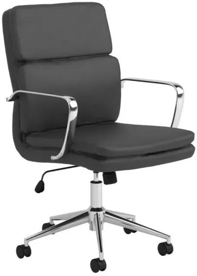 Ximena - Upholstered Adjustable Mid Back Office Chair