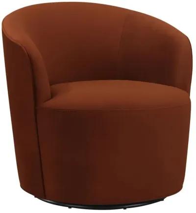 Joyce - Upholstered Barrel Back Swivel Chair