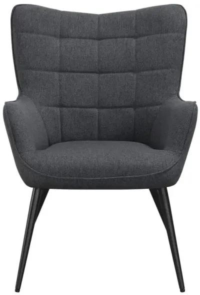 Isla - Upholstered Flared Arm Tufted Accent Chair