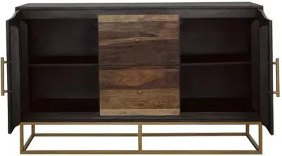 Zara - 2-Door Wood Accent Storage Cabinet