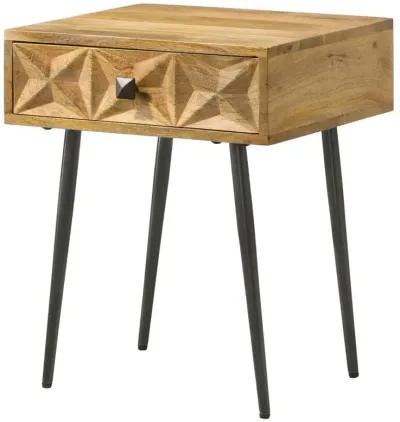 Ezra - 1-Drawer Rectangular Accent Side Table