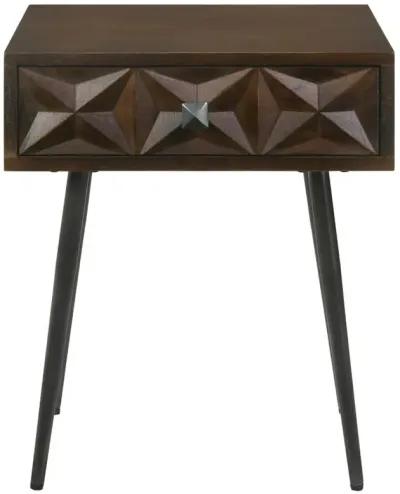 Ezra - 1-Drawer Rectangular Accent Side Table