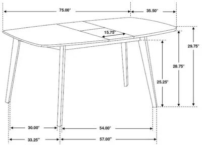 Redbridge - Rectangle Dining Set